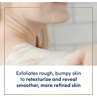 Body Love Body Scrub for rough, bumpy skin Exfoliate Away body scrub with AHAs for silky smooth skin