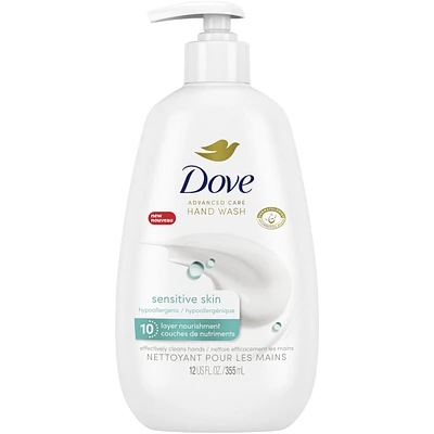 Advanced Care Sensitive Skin Hand Wash for soft, smooth skin nourishes skin 10 layers deep