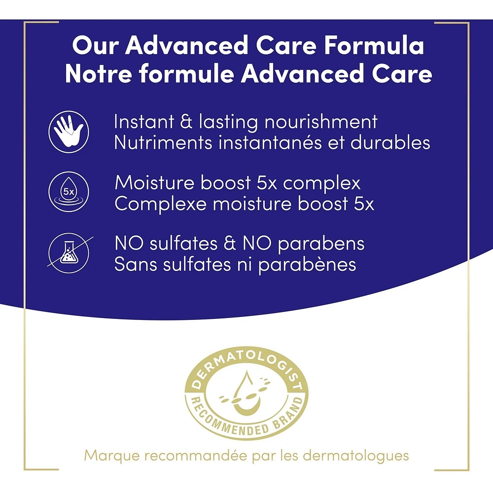 Advanced Care Deep Moisture Hand Wash for soft, smooth skin nourishes skin 10 layers deep