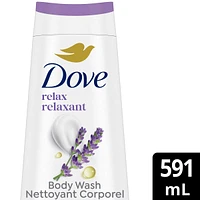 Relaxing Body Wash for renewed, healthy-looking skin Lavender Oil & Chamomile gentle body cleanser nourishes skin
