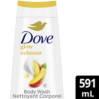 Glowing Body Wash for renewed, healthy-looking skin Mango & Almond Butters gentle body cleanser nourishes the skin