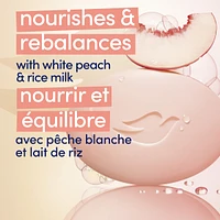 Beauty Bar Gentle Cleanser Moisturizes To Help Rebalance Skin Peach and Rice Milk Gentle Bar Soap Cleanser Made with 1/4 Moisturizing Cream