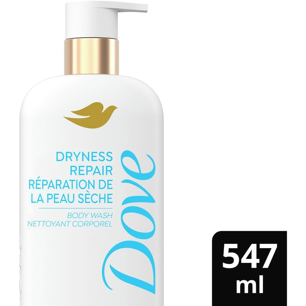 Body Wash Actively drenches dry skin Dryness Repair 6% hydration serum with hyaluronic acid