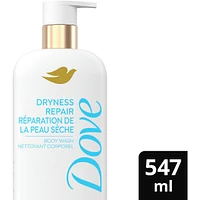 Body Wash Actively drenches dry skin Dryness Repair 6% hydration serum with hyaluronic acid