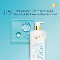 Body Wash Actively drenches dry skin Dryness Repair 6% hydration serum with hyaluronic acid