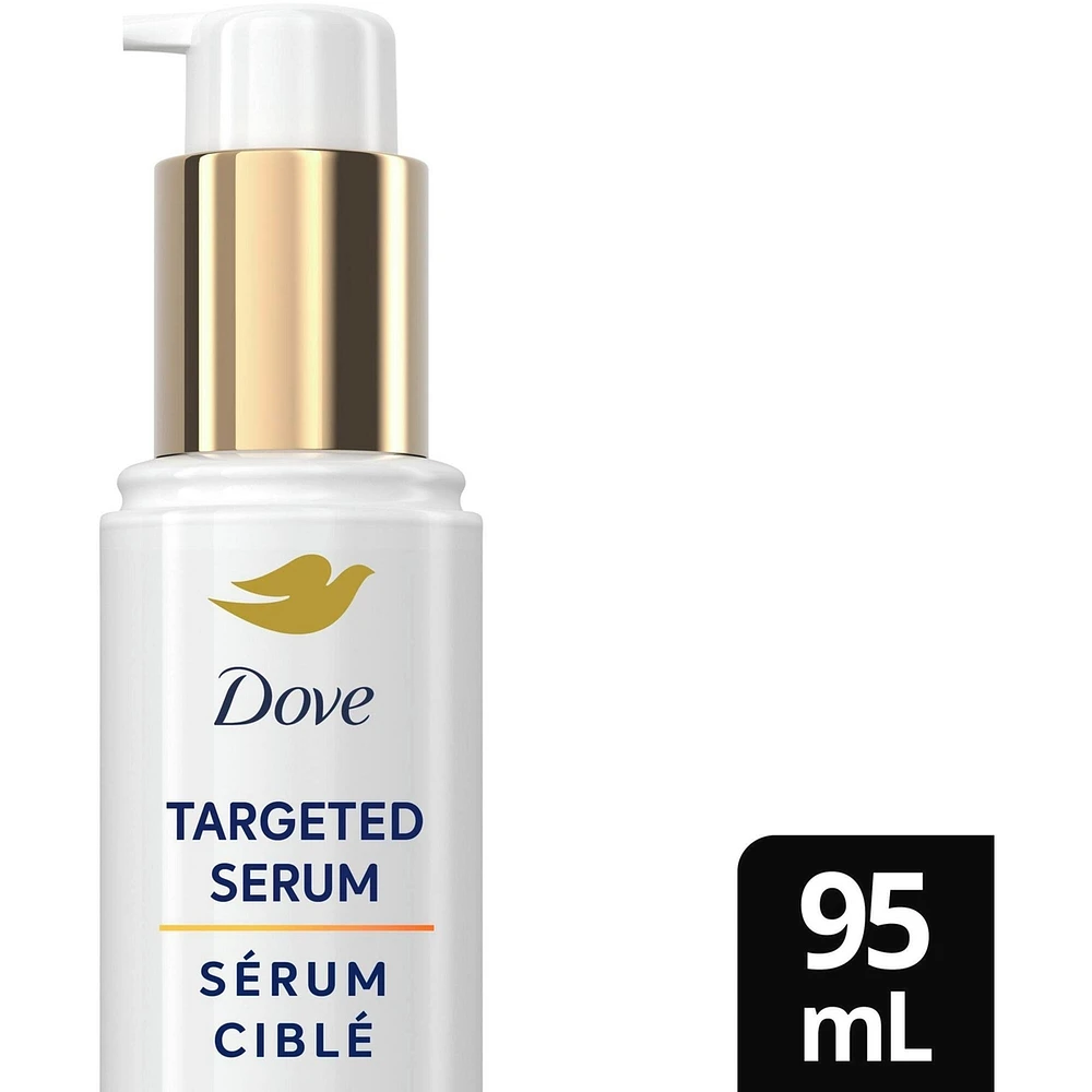 Dove  Targeted Serum Multipurpose for Stretch Marks, Dark Spots, Uneven Skin with Tone Balance Complex, Niacinamide, Collagen Peptides and Natural Moisturizing Factors,   95mL