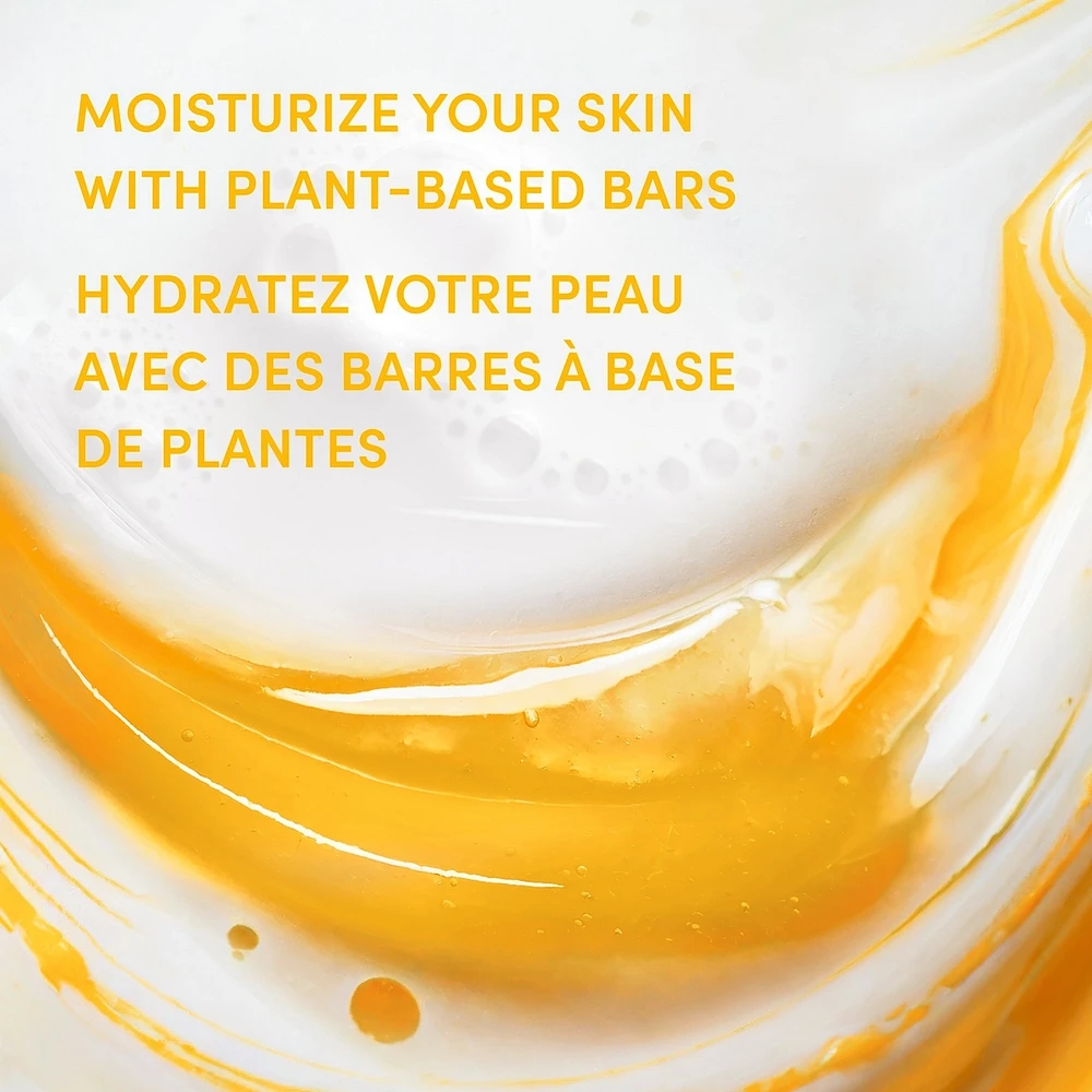 Dove Plant Milk Cleansing Bar Soap for Moisturized Skin Turmeric Milk & Lemon Drop Radiance Amplifier 141 g