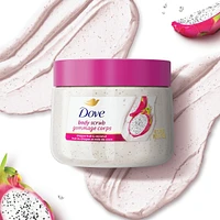 Dove  Body Scrub  For SIlky Smooth Skin Dragon Fruit & Coconut Cream Body Scrub Exfoliates and Provides Lasting Nourishment 425 g
