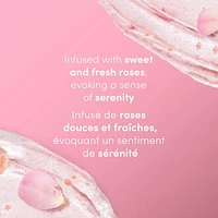 Dove  Body Scrub for Visibly Silky-Smooth, Nourished Skin, Himalayan Salt & Rose Oil with ¼ Moisturizing Cream, 425g