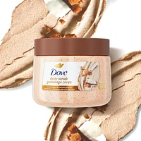 Dove  Body Scrub For Silky Smooth Skin, Brown Sugar & Coconut Butter Exfoliates & Restores Skin's Natural Nutrients, 425g