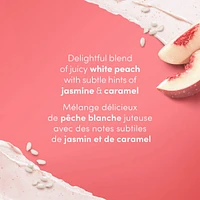 Dove  Body Scrub for Visibly Silky-Smooth, Nourished Skin, White Peach & Crushed Rice with ¼ Moisturizing Cream, 425g