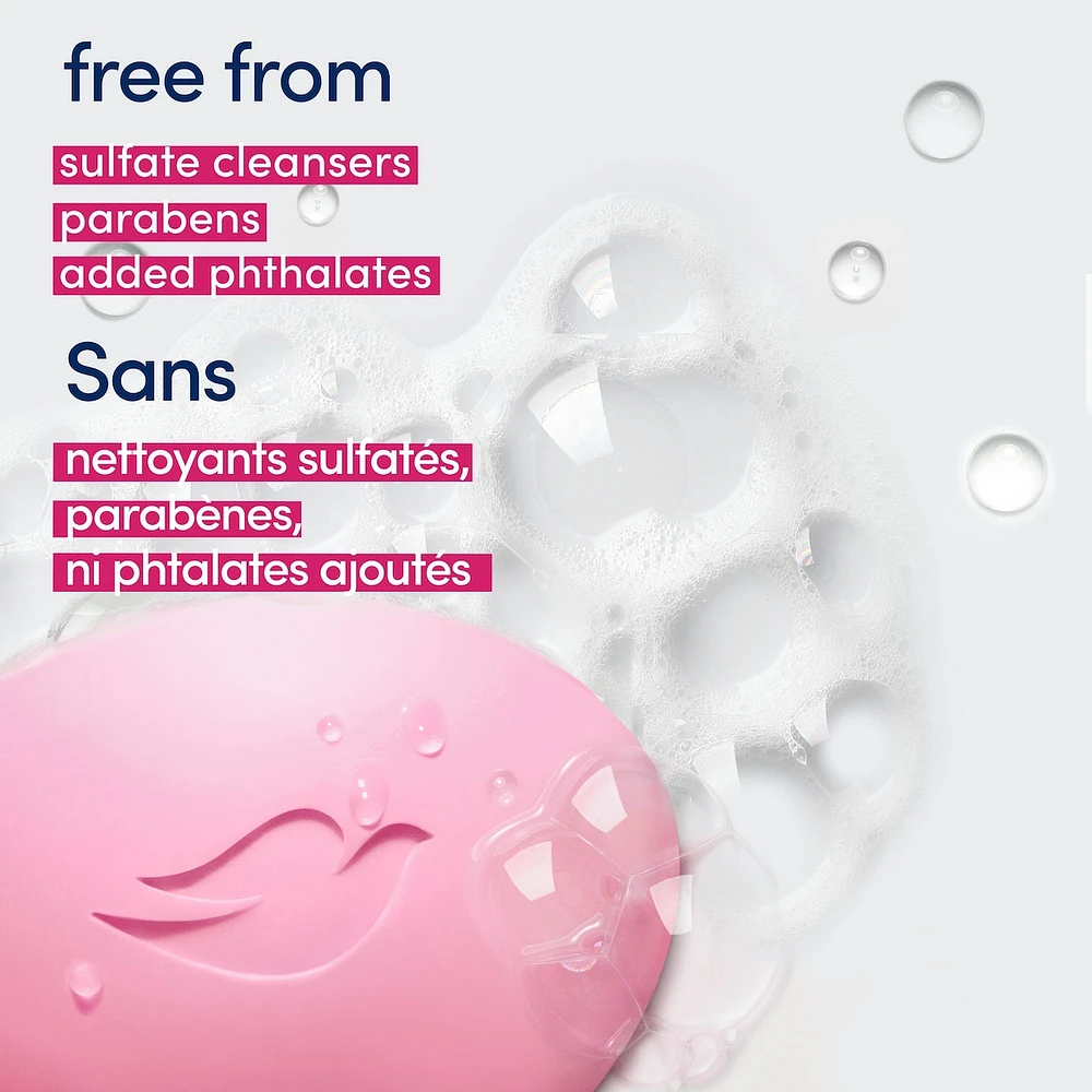 Dove  Bar Soap for Deep Nourishment, Replenishing Dragon Fruit & Coconut Cream, for Calm, Replenished Skin 106 g 6 Count