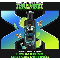 AXE Fine Fragrance Collection Body Wash For Men 12h Refreshing Scent Shower Gel Aqua Bergamot Infused with Bergamot, Sage, and Juniper Essential Oils, 532mL