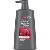 Dove Men+Care Exfoliating Deep Clean Body and Face Wash with 24-Hour Nourishing Micromoisture Technology Body Wash for Men  with Pump 710 ml