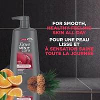 Dove Men+Care Exfoliating Deep Clean Body and Face Wash with 24-Hour Nourishing Micromoisture Technology Body Wash for Men  with Pump 710 ml