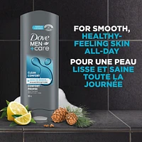 Dove Men+Care Hydrating Clean Comfort Body and Face Wash for Men with 24-Hour Nourishing Micromoisture Technology   532 ml