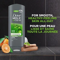 Dove Men+Care Refreshing Extra Fresh Body and Face Wash for Men with 24-Hour Nourishing Micromoisture Technology   532 ml