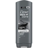 Dove Men+Care  Body and Face Wash  Purifying Charcoal + Clay for Men with 24-Hour Nourishing Micromoisture Technology 532 ml