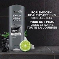 Dove Men+Care  Body and Face Wash  Purifying Charcoal + Clay for Men with 24-Hour Nourishing Micromoisture Technology 532 ml