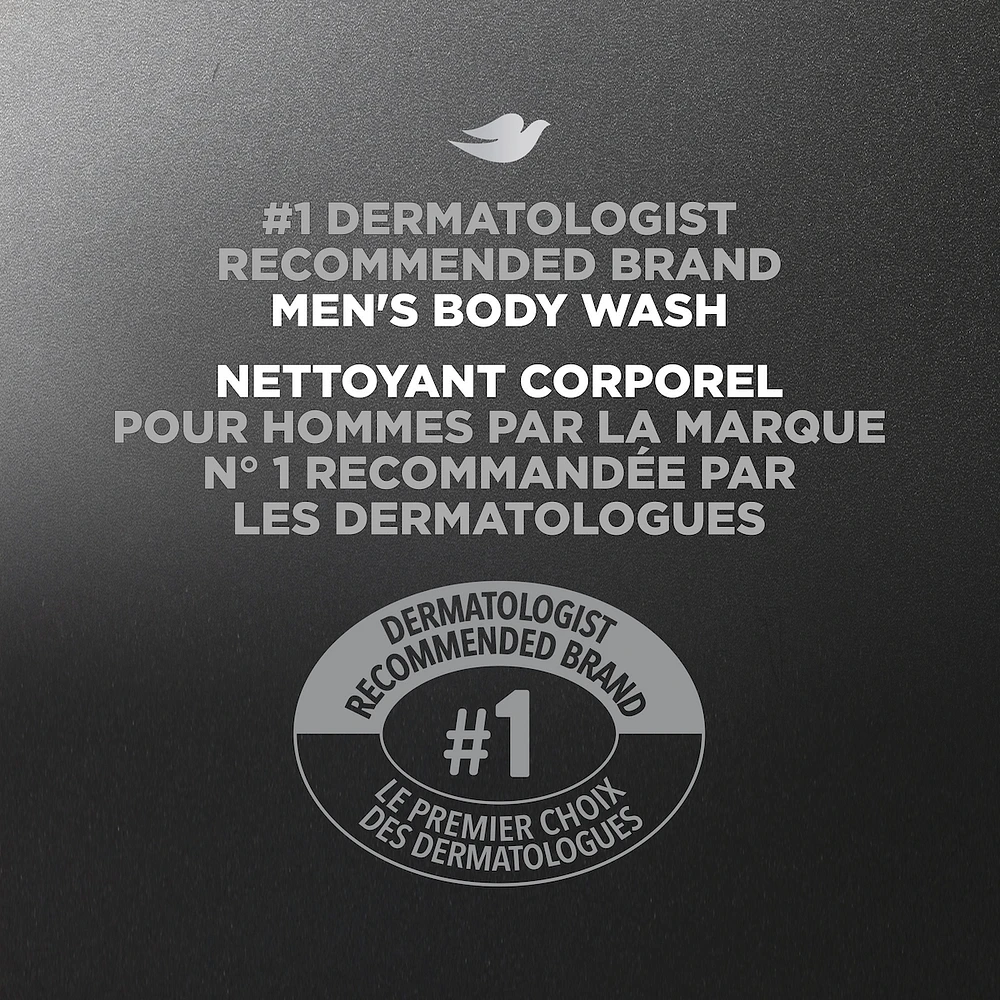 Dove Men+Care  Body and Face Wash  Purifying Charcoal + Clay for Men with 24-Hour Nourishing Micromoisture Technology 532 ml