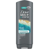 Dove Men+Care  Body and Face Wash for Men, Exfoliating Sea Salt + Citrus with 24-Hour Nourishing Micromoisture Technology, 532 ml