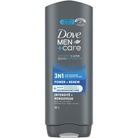 Dove Men+Care Refreshing Power + Renew 3N1 Body, Hair and Face Wash with 24-Hour Nourishing Micromoisture Technology Body Wash for Men Power & Renue  532 ml