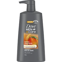 Dove Men+Care Rejuvenating Mango + Cedarwood Body and Face Wash for Men, Mango & Cedarwood with 24-Hour Nourishing Micromoisture Technology, with pump, 710mL