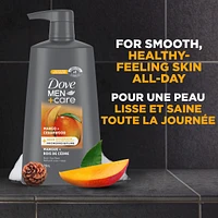 Dove Men+Care Rejuvenating Mango + Cedarwood Body and Face Wash for Men, Mango & Cedarwood with 24-Hour Nourishing Micromoisture Technology, with pump, 710mL
