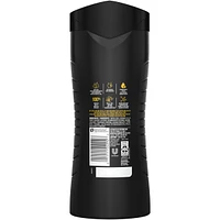 AXE  Dual Action Body Wash for Long Lasting freshness Dark Temptation Men's Moisturizing Shower Gel with 100% Plant-based Prebiotics, No Parabens, Dermatologist tested 473 ml