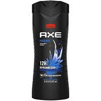AXE  Dual Action Body Wash for Long-Lasting Freshness Phoenix Crushed Mint & Rosemary Scent Men's Moisturizing Shower Gel 473 ml