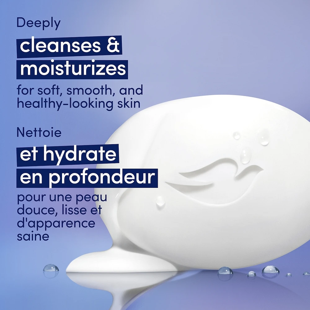 Pain de beauté pour une peau saine Dove Blanc 106 g Lot de 2