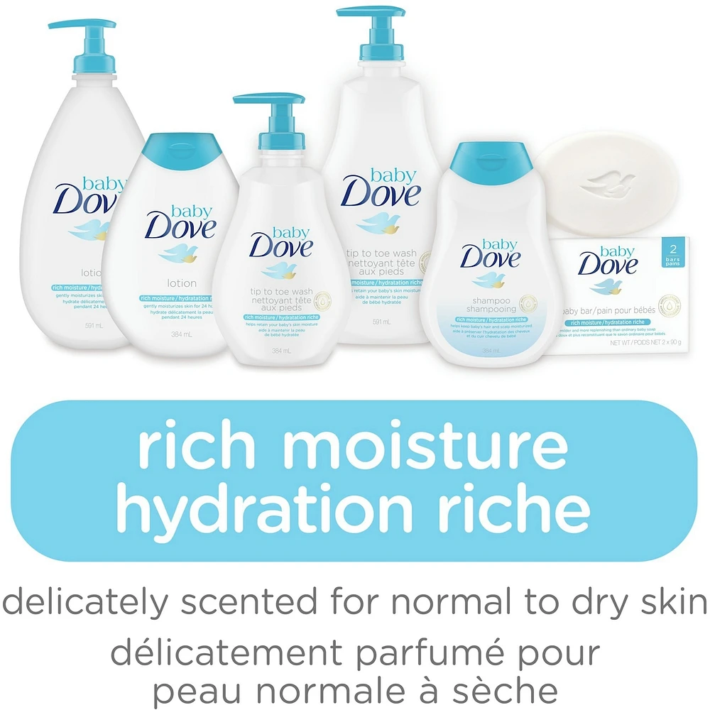 Baby Dove Tip to Toe Baby Wash Rich Moisture 591 ml