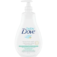 Baby Dove Wash for moisturised skin, eczema prone skin Sensitive Moisture fragrance free 591 ml