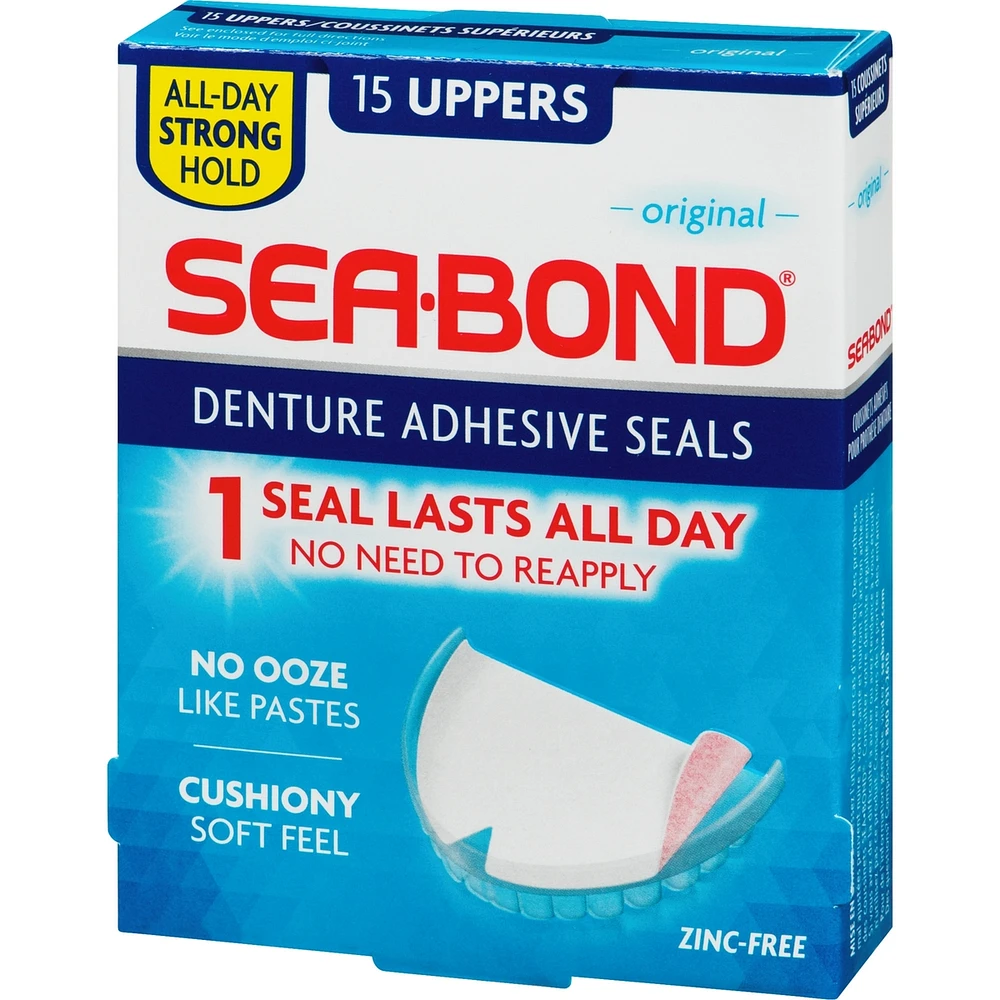 SEA BOND Denture Adhesive Seals Upper