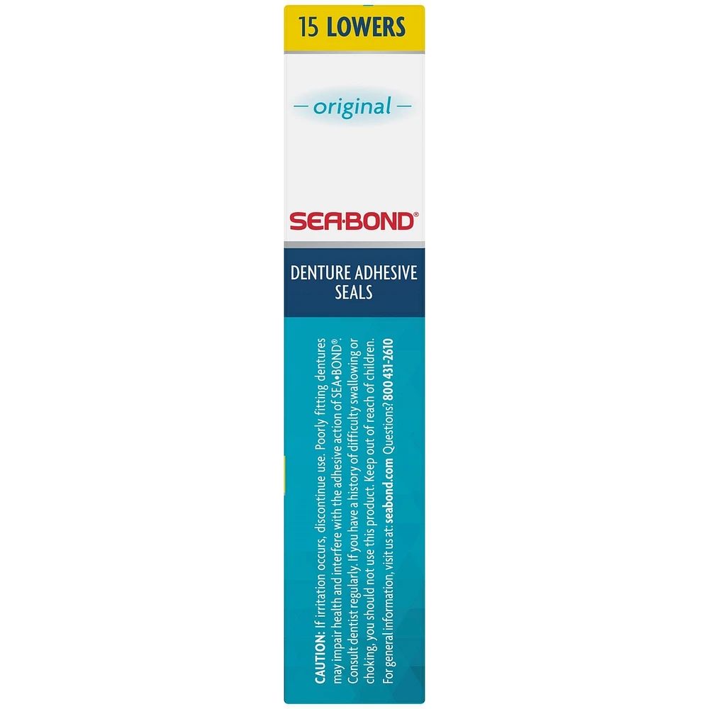 SEA BOND Denture Adhesive Seals Lower