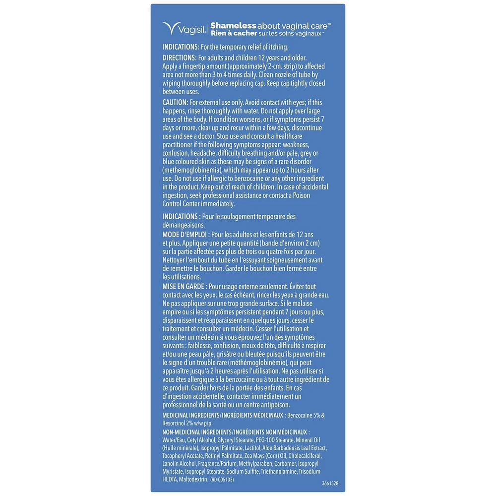 Vagisil® Regular Strength Anti-Itch Crème