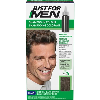 Just for Men Shampoo-In Color, Hair Coloring - Medium Brown , H-35