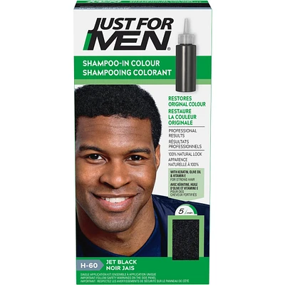 Just for Men Shampoo-In Color, Hair Coloring - Medium-Dark Brown, H-40