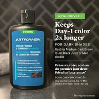Just for Men Colour Preserve and Strengthen Shampoo for Dark Shades