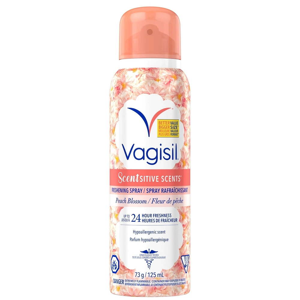 Vagisil® Scentsitive Scents® Peach Blossom Freshening Spray