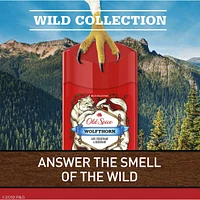 Old Spice Wild Collection Invisible Solid Antiperspirant and Deodorant for Men, Wolfthorn scent, 73 g