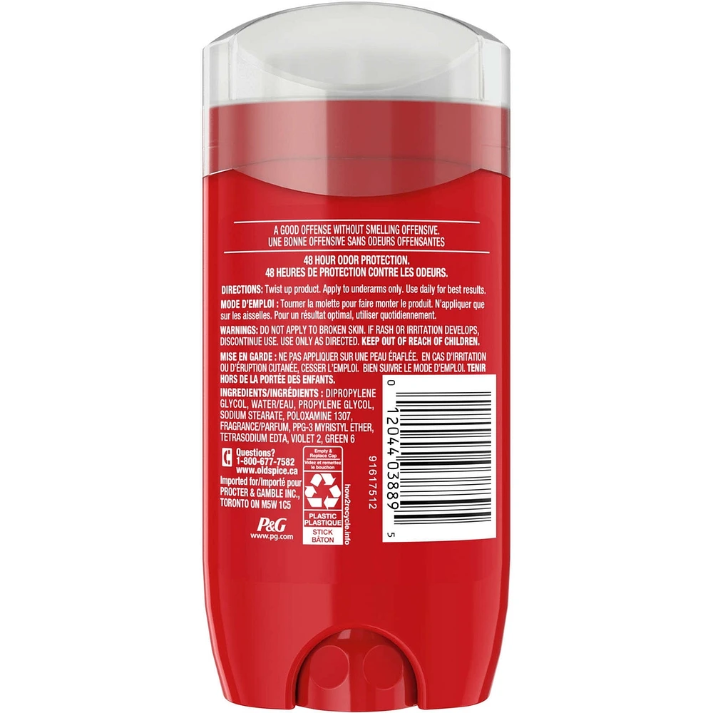 High Endurance Deodorant for Men, Aluminum Free, Original Scent