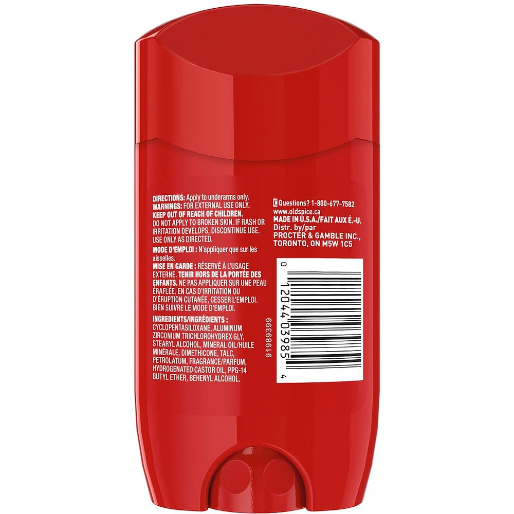 Antisudorifique et désodorisant Old Spice pour hommes Red Zone Swagger, 73 g