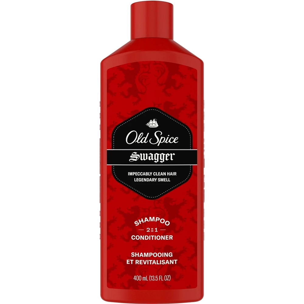 Old Spice Swagger 2in1 Shampoo and Conditioner for Men, 400 mL