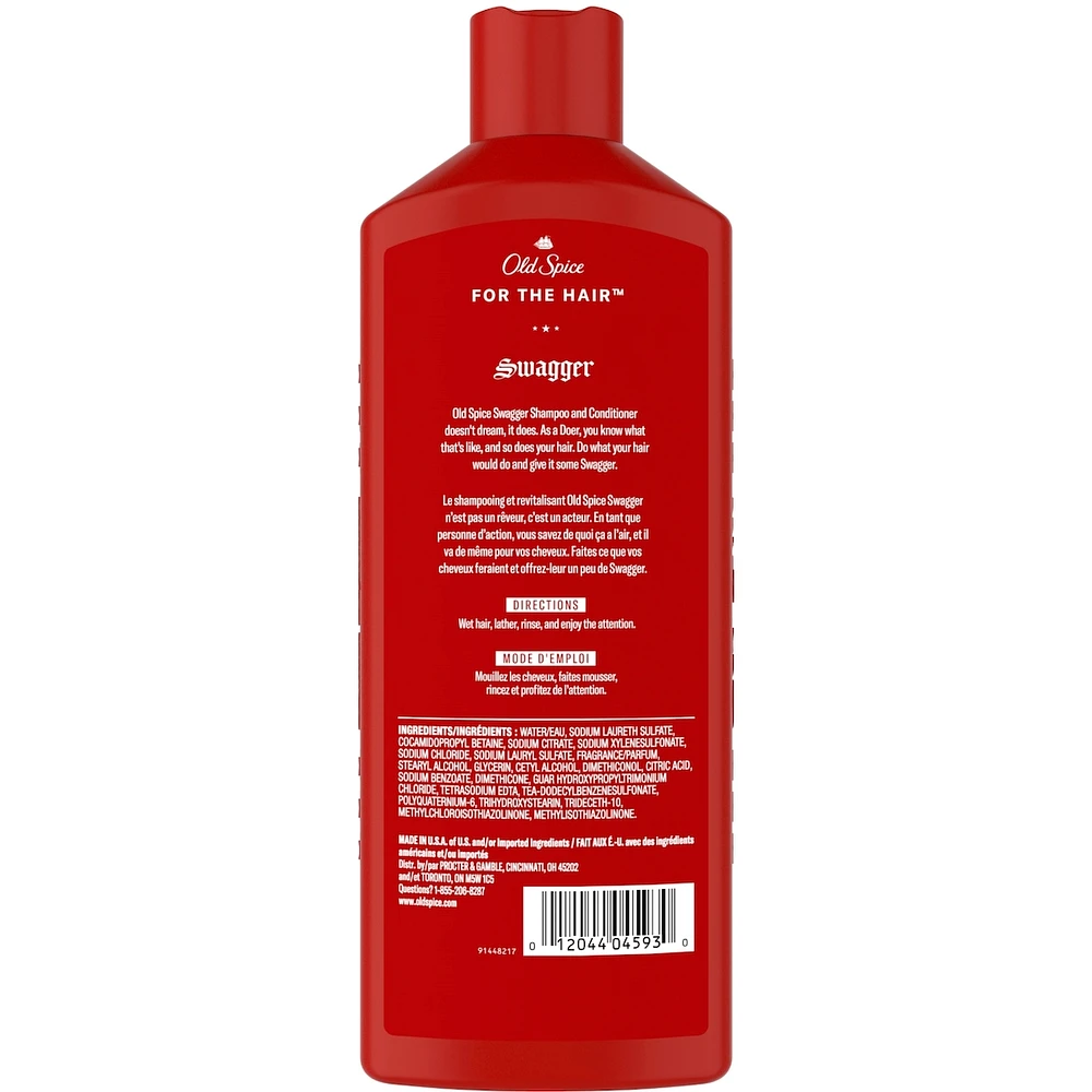 Old Spice Swagger 2in1 Shampoo and Conditioner for Men, 400 mL