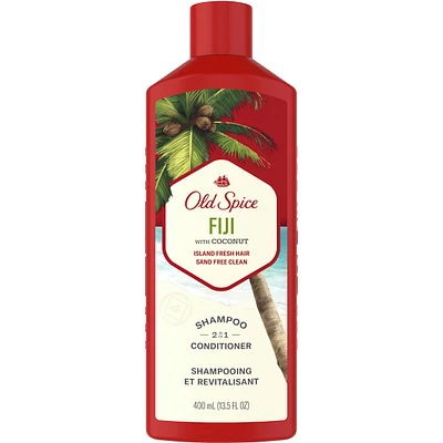 Old Spice Fiji 2in1 Shampoo and Conditioner for Men, 13.5 fl oz