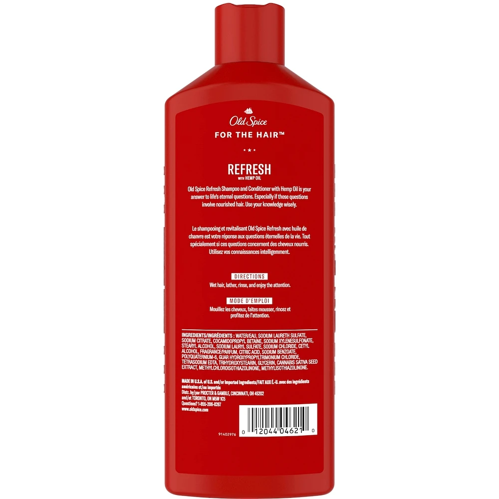 Old Spice Refresh 2in1 Shampoo and Conditioner for Men, 400 mL