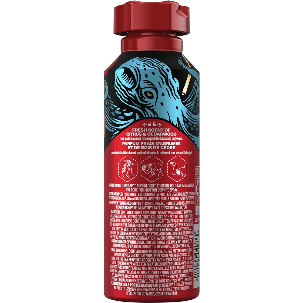 Old Spice Wild Collection Body Spray Krakengard 144g