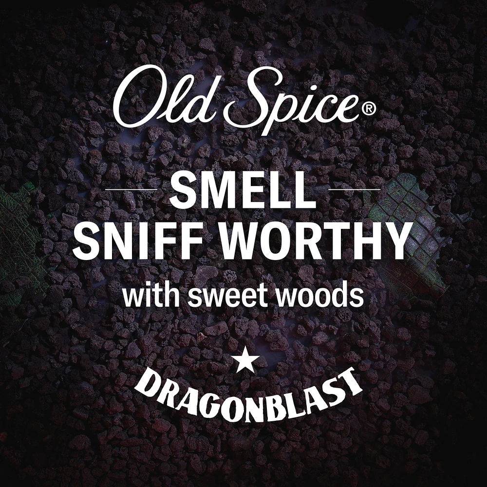 Old Spice Body Wash for Men, Dragonblast, Long Lasting Lather