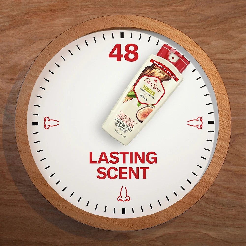 Old Spice Men's Body Wash for Men, Timber